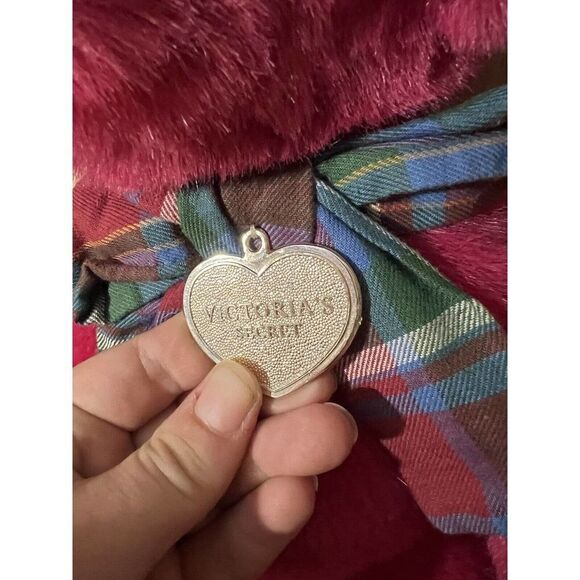 GUND Victoria Secret Magenta Pink Plush Teddy Bear - Picture 3 of 7